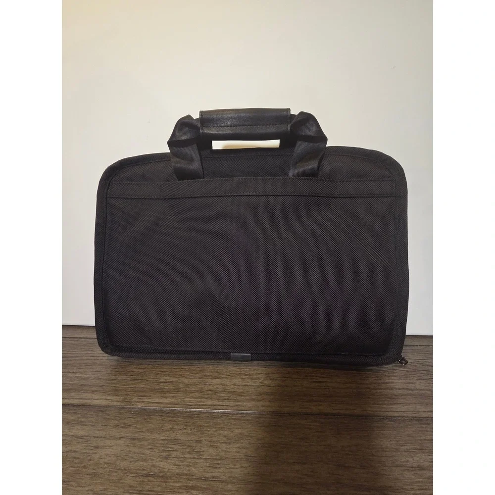 Tumi T-Pass Black Ballistic Nylon Laptop Briefcase Bag 26145D4